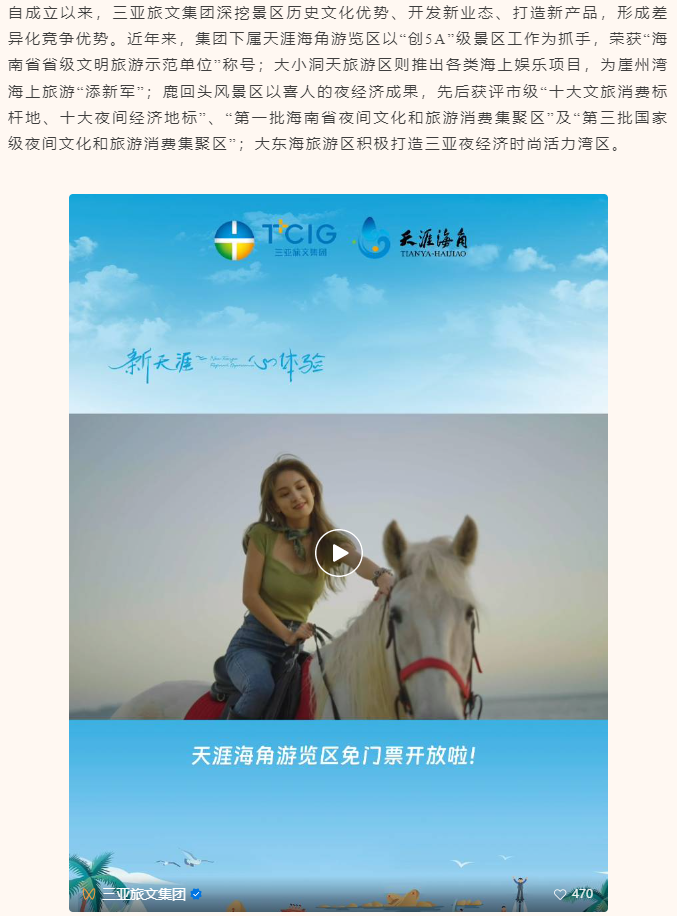 三亚旅游文化发展集团有限公司