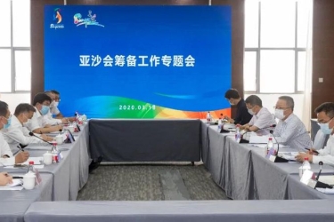 省长沈晓明调研亚沙会项目建设，重点强调了这些事→