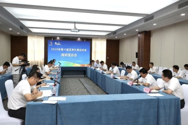 包洪文调研第六届亚洲沙滩运动会筹办工作