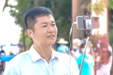 刘赐贵书记连线天涯海角