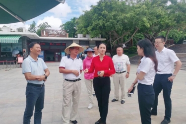 三亚旅文集团党委副书记、总经理梅开志赴成员企业检查安全生产、疫情防控、创文巩卫、旅游接待工作落实情况