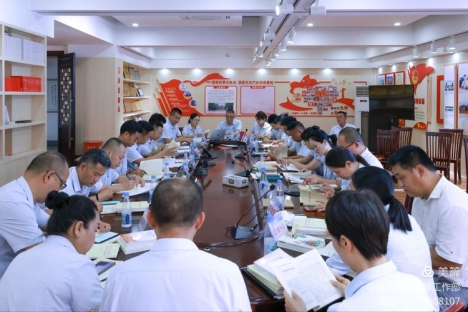 天涯海角公司召开党史学习教育专题理论中心组学习会