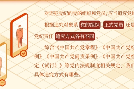 党纪学习教育 | 党纪责任追究对象方式一览